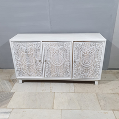 Hand Carved Solid Wood Sideboard Buffet C48
