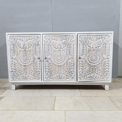 Hand Carved Solid Wood Sideboard Buffet C48