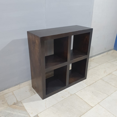 Boston Zen Contemporary Solid Wood Cube Square Bookshelf B49