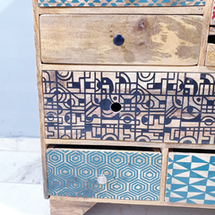 Vivid Screen Contemporary Mango Wood Tallboy Chest of Drawers D56