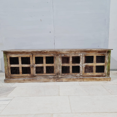 Reclaimed Finish Rough Mango Wood Sideboard C51