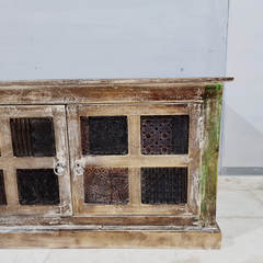 Reclaimed Finish Rough Mango Wood Sideboard C51