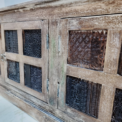 Reclaimed Finish Rough Mango Wood Sideboard C51