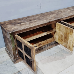 Reclaimed Finish Rough Mango Wood Sideboard C51