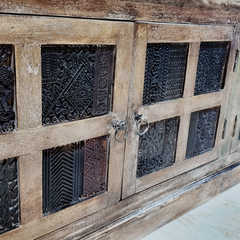 Reclaimed Finish Rough Mango Wood Sideboard C51