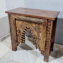 Hand Carved Solid Hard Wood Console Table 56