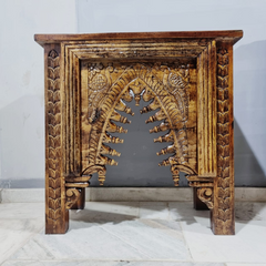 Hand Carved Solid Hard Wood Console Table 56