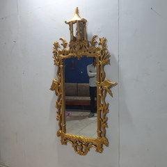 Indian Hand Carved Solid Wood Mirror Frame 26