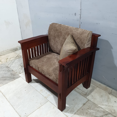 Hand Carved Solid Wood Daybed Sofa Set of 5 D21