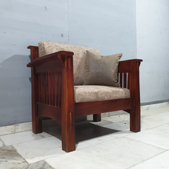 Hand Carved Solid Wood Daybed Sofa Set of 5 D21