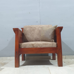 Hand Carved Solid Wood Daybed Sofa Set of 5 D21