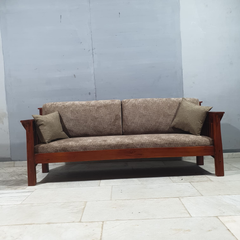 Hand Carved Solid Wood Daybed Sofa Set of 5 D21