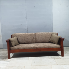 Hand Carved Solid Wood Daybed Sofa Set of 5 D21