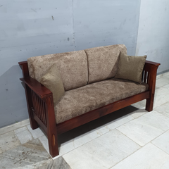 Hand Carved Solid Wood Daybed Sofa Set of 5 D21