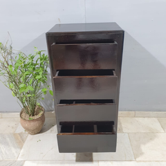 Boston Taper Contemporary Solid Wood 4 Drawer Tallboy Chest of Drawers D57