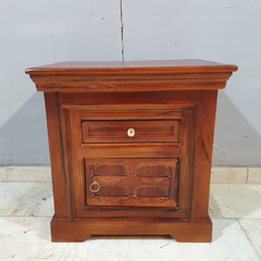 Indian Hand Carved Sheesham Wood Bedside Tables 95