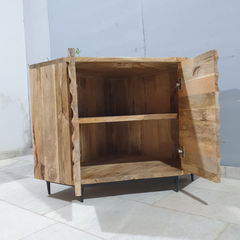 Indian Hand Carved Solid Wood Cabinet D111