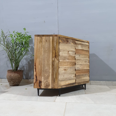 Indian Hand Carved Solid Wood Cabinet D111