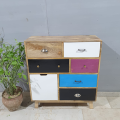 Vivid Solid Wood Contemporary Modern Chest of Drawers D58