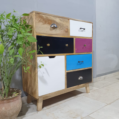 Vivid Solid Wood Contemporary Modern Chest of Drawers D58