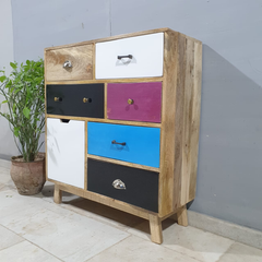 Vivid Solid Wood Contemporary Modern Chest of Drawers D58
