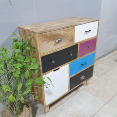 Vivid Solid Wood Contemporary Modern Chest of Drawers D58