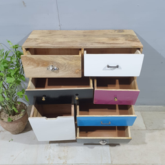 Vivid Solid Wood Contemporary Modern Chest of Drawers D58