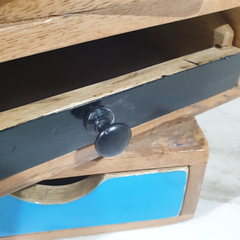 Vivid Solid Wood Contemporary Modern Tallboy Chest of Drawers D59