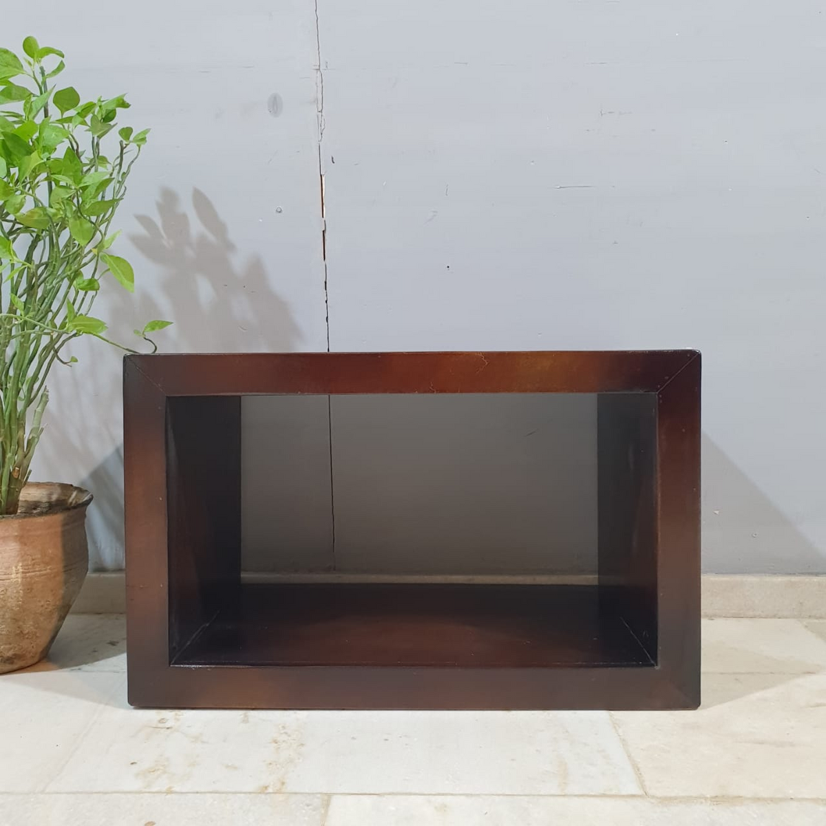 Boston Kompact Dark Solid Wood Coffee Table C100