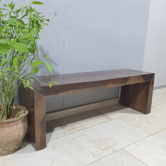 Boston Taper Contemporary Solid Wood Bench B13