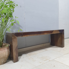 Boston Taper Contemporary Solid Wood Bench B13