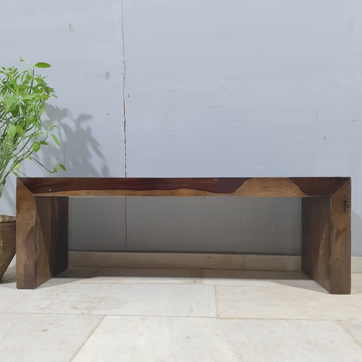 Boston Taper Contemporary Solid Wood Bench B13