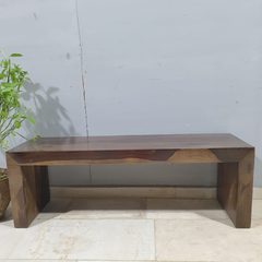 Boston Taper Contemporary Solid Wood Bench B13