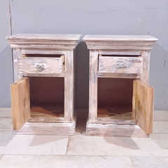 Corso Indian Reclaimed Wood Bedside Tables 97