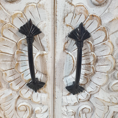 Indian Hand Carved Solid Wooden Cupboard Wardrobe D121