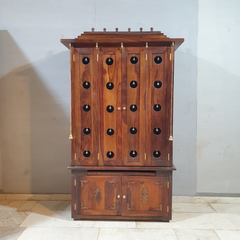 Handmade Traditional Sheesham Wood Home Temple 02