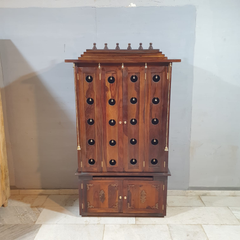 Handmade Traditional Sheesham Wood Home Temple 02
