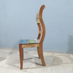 Nirvana Reclaimed Boat Wood Dining Table Set 21