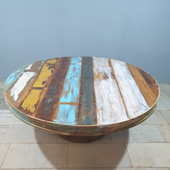 Nirvana Reclaimed Boat Wood Dining Table Set 22