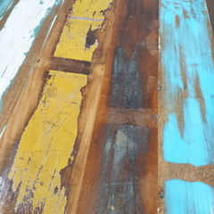 Nirvana Reclaimed Boat Wood Dining Table Set 22