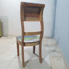 Nirvana Reclaimed Boat Wood Dining Table Set 22