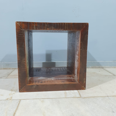 Nirvana Reclaimed Wood Square Side Table 23