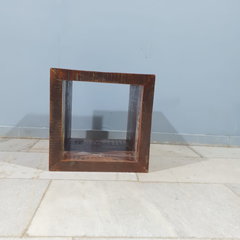 Nirvana Reclaimed Wood Square Side Table 23