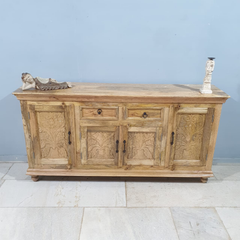 Hand Carved Solid Wooden Sideboard Buffet C58