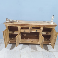 Hand Carved Solid Wooden Sideboard Buffet C58
