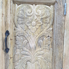 Hand Carved Solid Wooden Sideboard Buffet C58