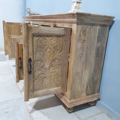 Hand Carved Solid Wooden Sideboard Buffet C58