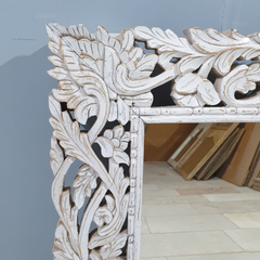 Hand Carved Solid Wood Mirror Frame 30