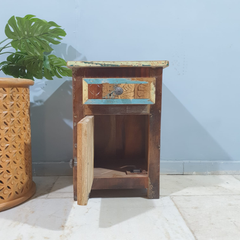 Liberty Reclaimed Timber Pair of Bedside Solid Wood Bedside Tables 101