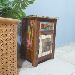 Liberty Reclaimed Timber Pair of Bedside Solid Wood Bedside Tables 101